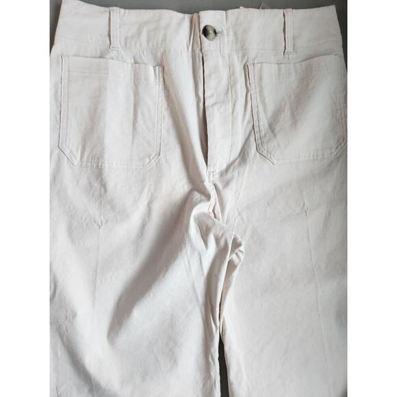NWT Anthropologie Maeve The Colette Cropped Wide-Leg Pants Sz 33 Pearl #7B405 - Picture 12 of 12